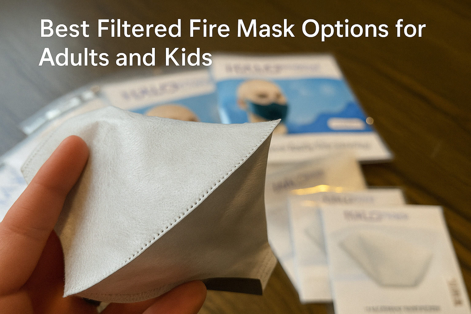 Best Filtered Fire Mask Options for Adults and Kids