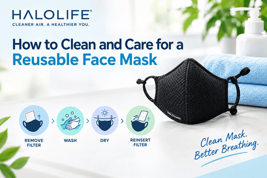 how to clean a reusable face mask