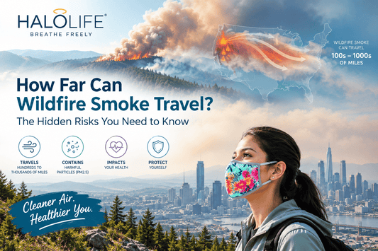 how far can wildfire smoke travel