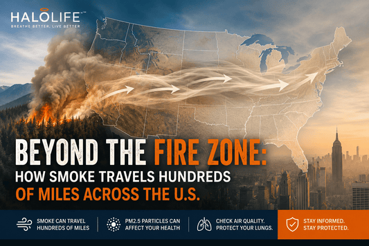 wildfire smoke travel across the U.S.