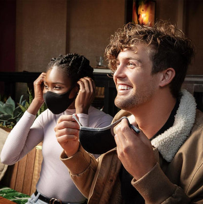 Black Mesh Sport Mask with HALO Nanofilter™ Technology