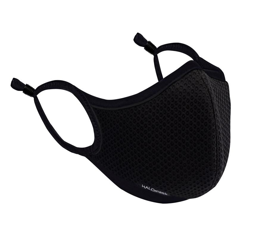 Black Mesh Sport Mask with HALO Nanofilter™ Technology - HALOLIFE