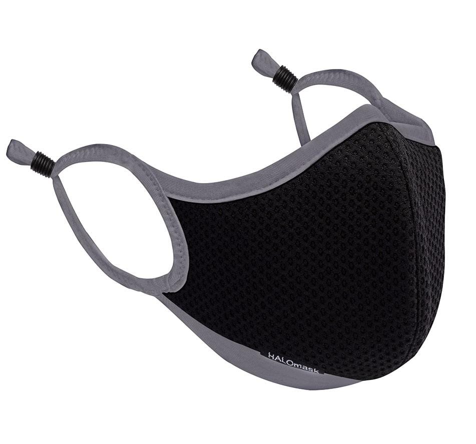 Black Mesh Mask w/ Gray Trim