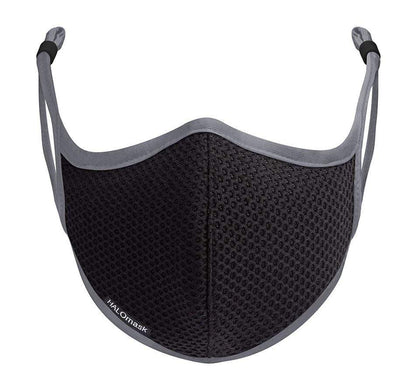 Black Mesh Mask w/ Gray Trim