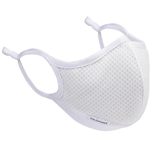 Kids White Mesh Mask With HALO Nanofilter