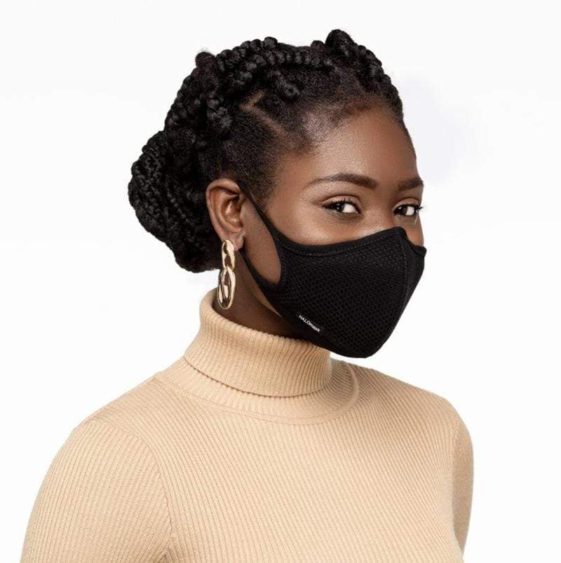 Black Mesh Sport Mask with HALO Nanofilter™ Technology