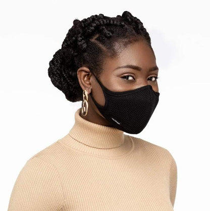 Black Mesh Sport Mask with HALO Nanofilter™ Technology