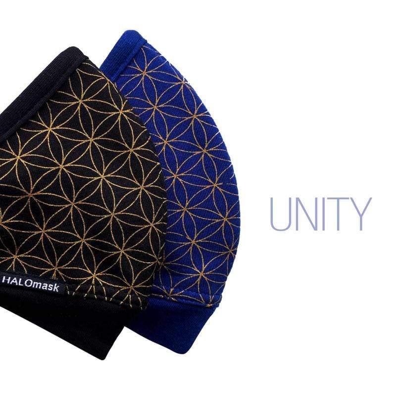Unity Edition Black HALOmask | Reusable Nanofiber Face Mask – HALOLIFE
