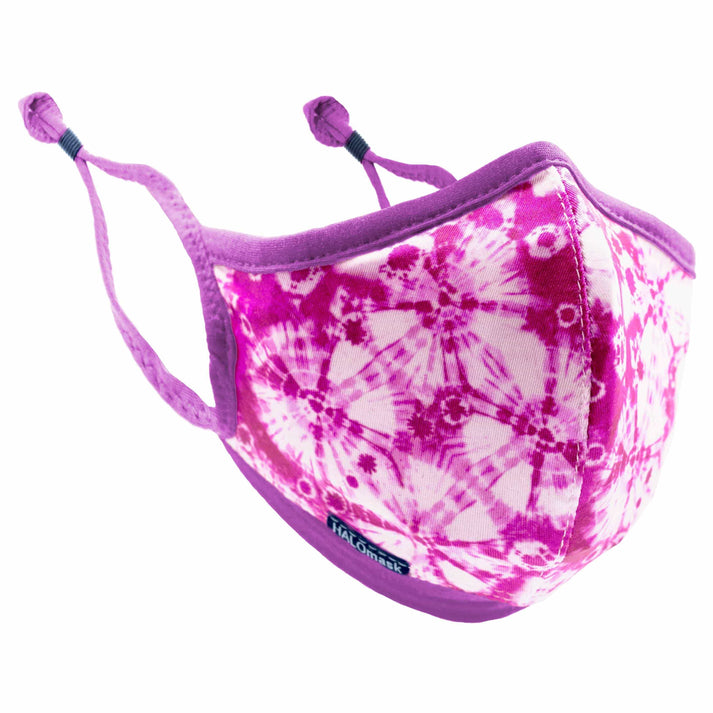 Maroon Tie Dye Mask With HALO Nanofilter™ Technology